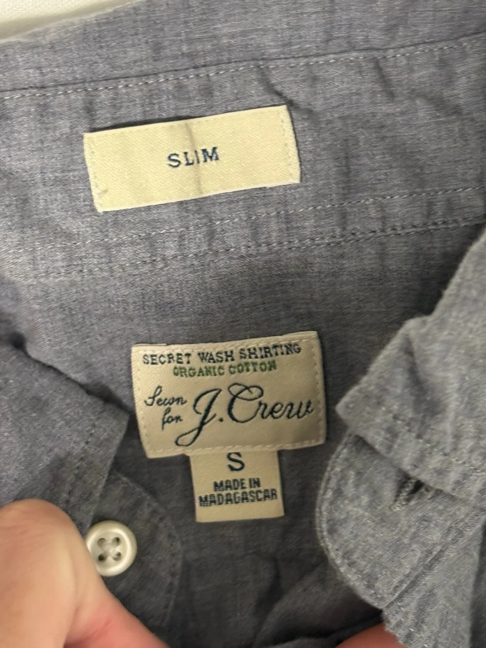Men’s size small j crew brand slim fit dress shirt, #K1118